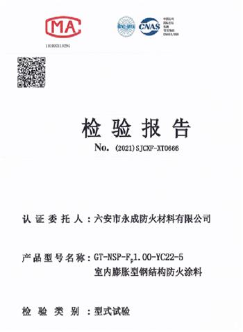 型式(shi)實驗(yan)報告(gao)