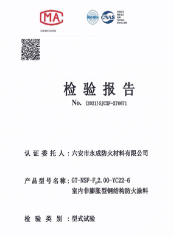 型式實(shi)驗報告