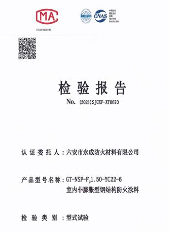 型式實(shi)驗報告